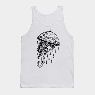 Girl rain Tank Top